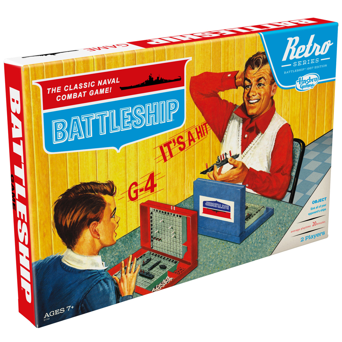 Juego de Mesa Battleship Retro Series Edición 1967 Hasbro