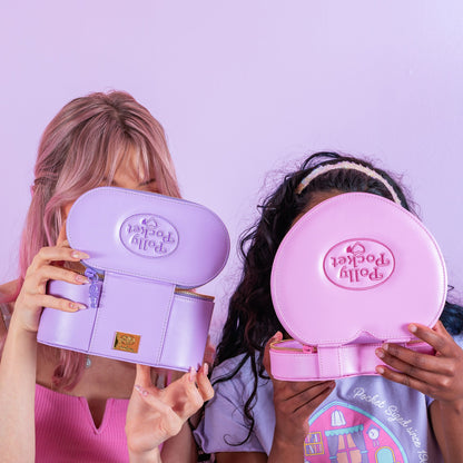 Cosmetiquera Corazón Polly Pocket x Cakeworthy ENVÍO GRATIS