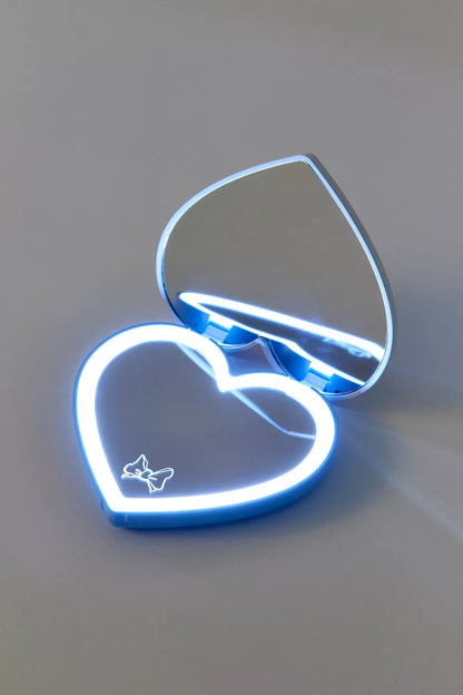 Impressions Vanity Snoopy Peanuts Espejo portátil. Con luz led touch y aumento. Recargable