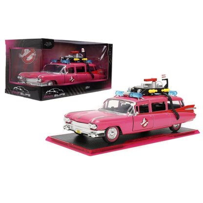 Jada Diecast Escala 1:24 Ecto-1 Rosa Cazafantasmas