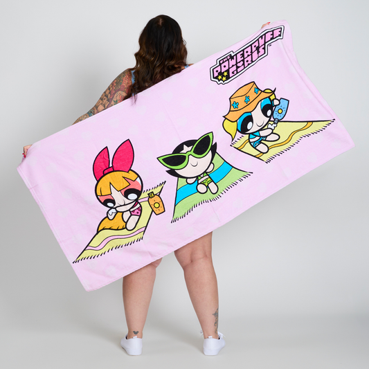 Toalla grande Powerpuff Girls x Cakeworthy Chicas Superpoderosas