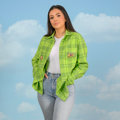 Camisa de franela unisex Teletubbies x Cakeworthy