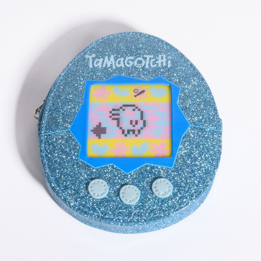 Pouch monedero Tamagotchi x Cakeworthy Azul