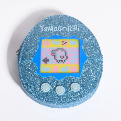 Pouch monedero Tamagotchi x Cakeworthy Azul