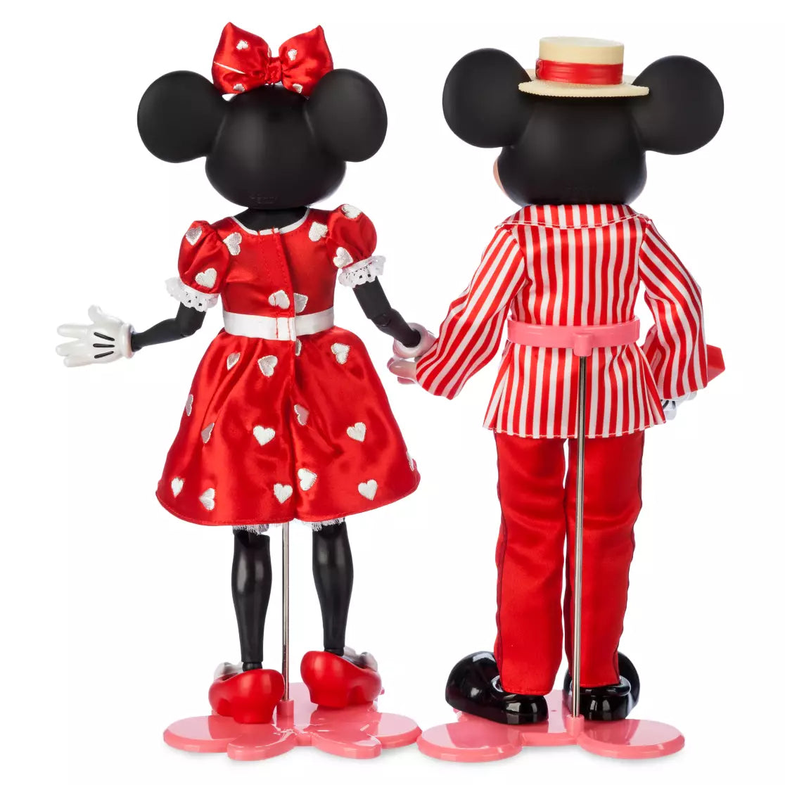 Muñecos edición limitada Valentines Mickey and Minnie Disney store