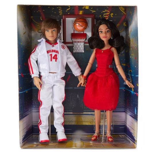 ⚠️PREVENTA IMPORTACIÓN Troy Bolton and Gabriella Montez Limited Edition Collector Set – High School Musical 20th Anniversary – 11 1/2'' Se enviará aprox 10-15 días habiles después de su compra