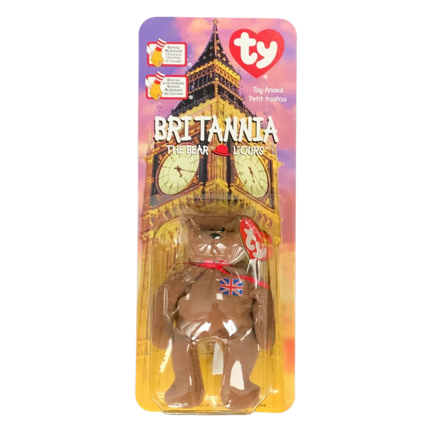 McDonald's Happy Meal Ty Beanie babies international bears año 1999 acetatos amarillento o con ligeros detalles por edad.