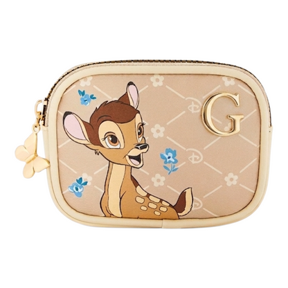 Bambi Monedero Estuche multiusos pequeño Bolsita 11x8 aprox Letra inicial G