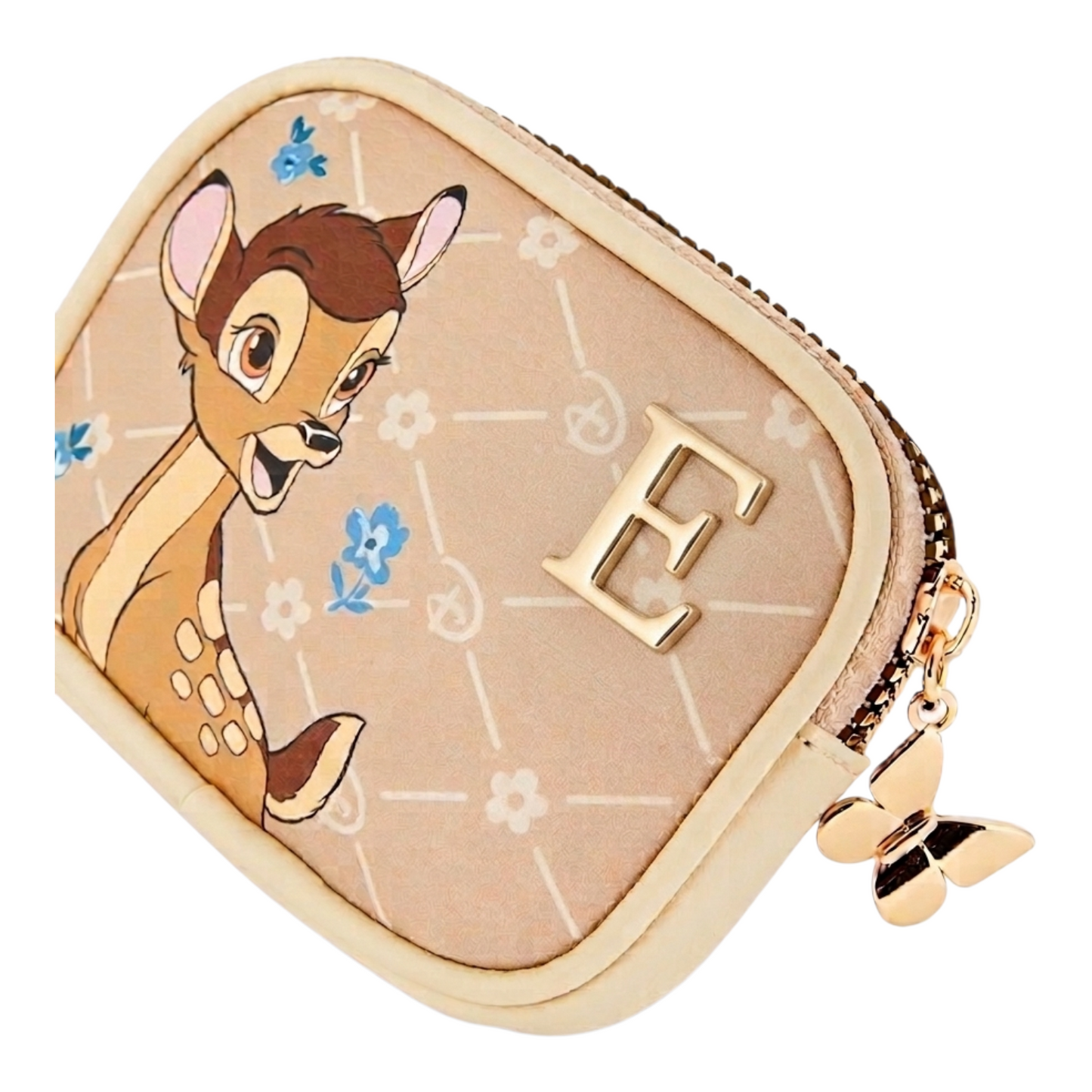 Bambi Monedero Estuche multiusos pequeño Bolsita 11x8 aprox Letra inicial E
