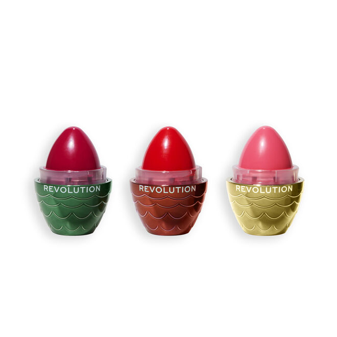 Set de 3 Bálsamos para Labios y Mejillas Dragon Egg x Revolution