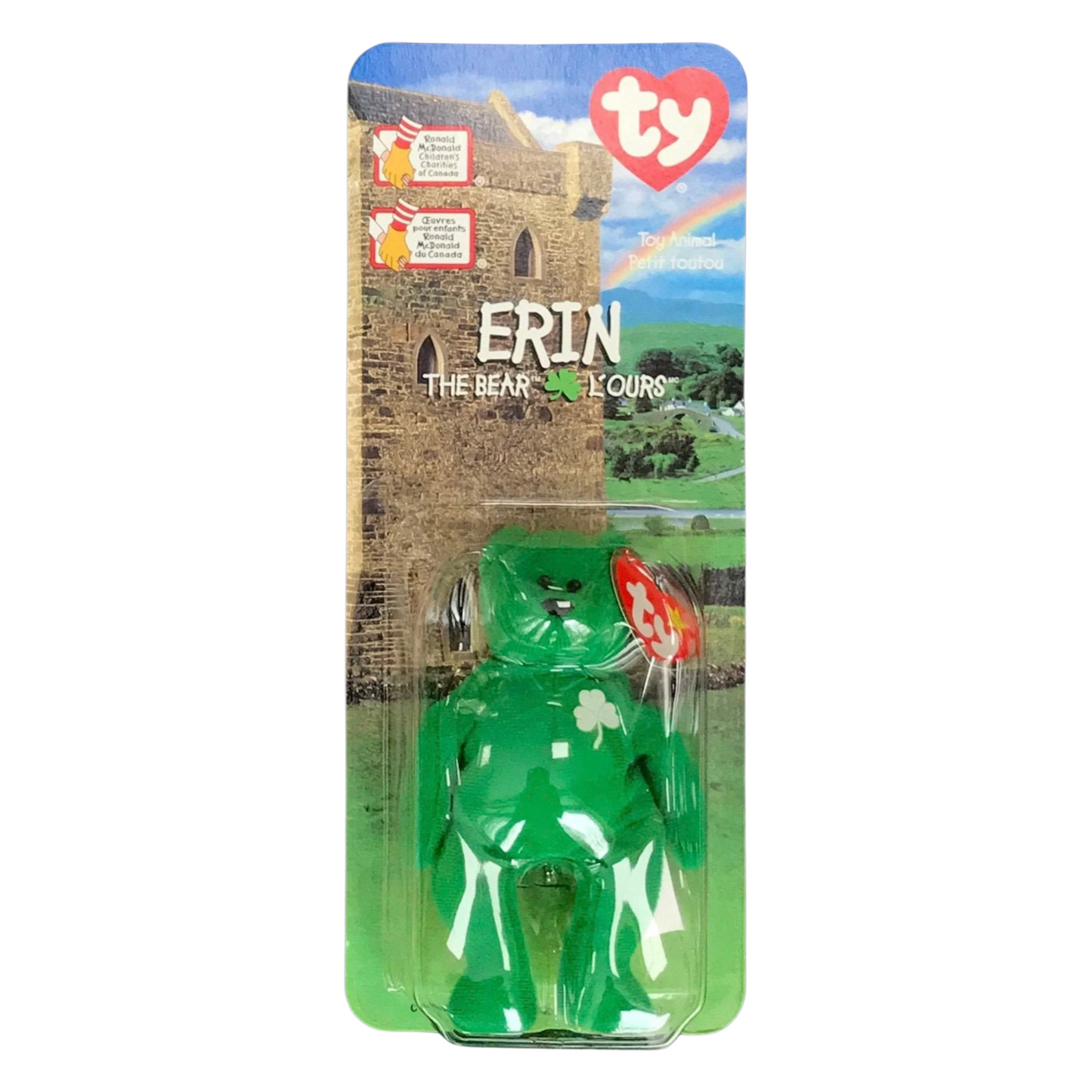 McDonald's Happy Meal Ty Beanie babies international bears año 1999 acetatos amarillento o con ligeros detalles por edad.