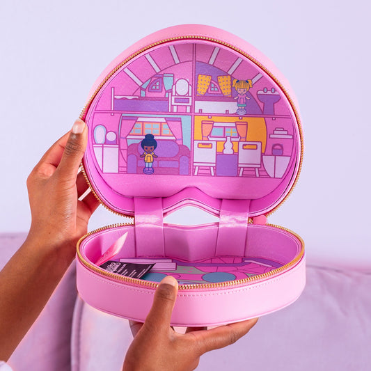 Cosmetiquera Corazón Polly Pocket x Cakeworthy ENVÍO GRATIS