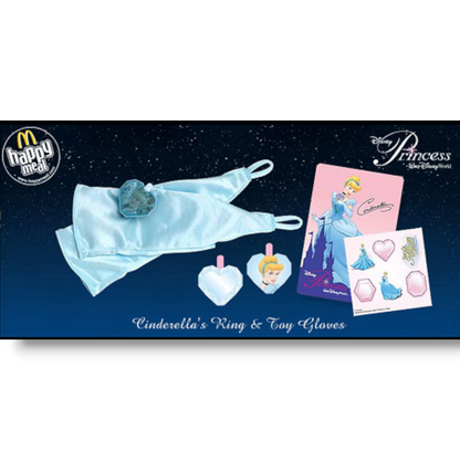 McDonald's Happy Meal Disney Princess disfraces y Accesorios año 2008