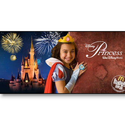 McDonald's Happy Meal Disney Princess disfraces y Accesorios año 2008