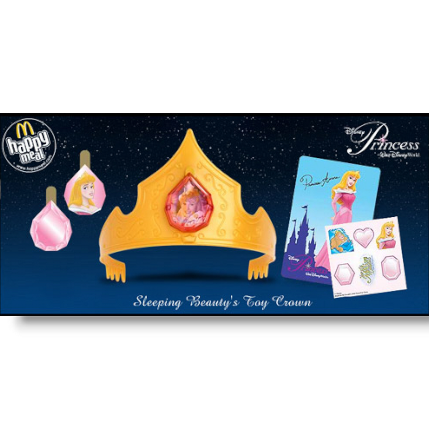 McDonald's Happy Meal Disney Princess disfraces y Accesorios año 2008