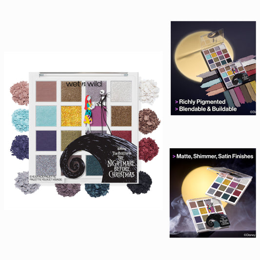 Paleta de sombras Nightmare before Christmas x Wet n Wild