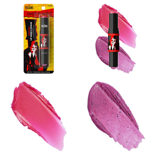 ⚠️ PREVENTA Maquillaje Disney Villains dual lip mask y scrub
