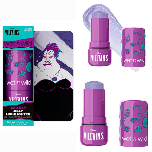 ⚠️ PREVENTA Maquillaje Disney Villains Highlighter Iluminador en barra Infamous
