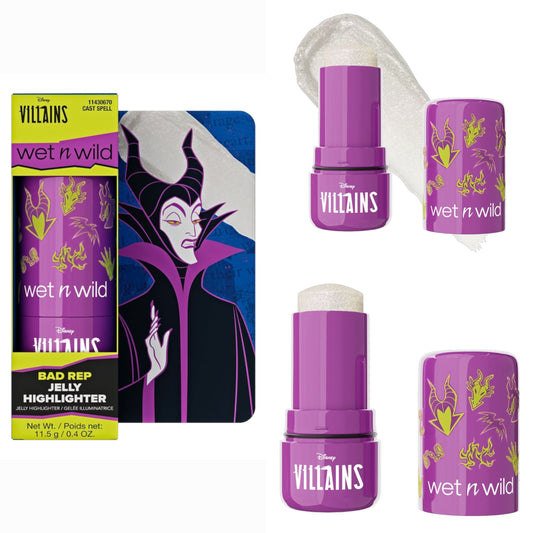 ⚠️ PREVENTA Maquillaje Disney Villains Highlighter Iluminador en barra Cast spell