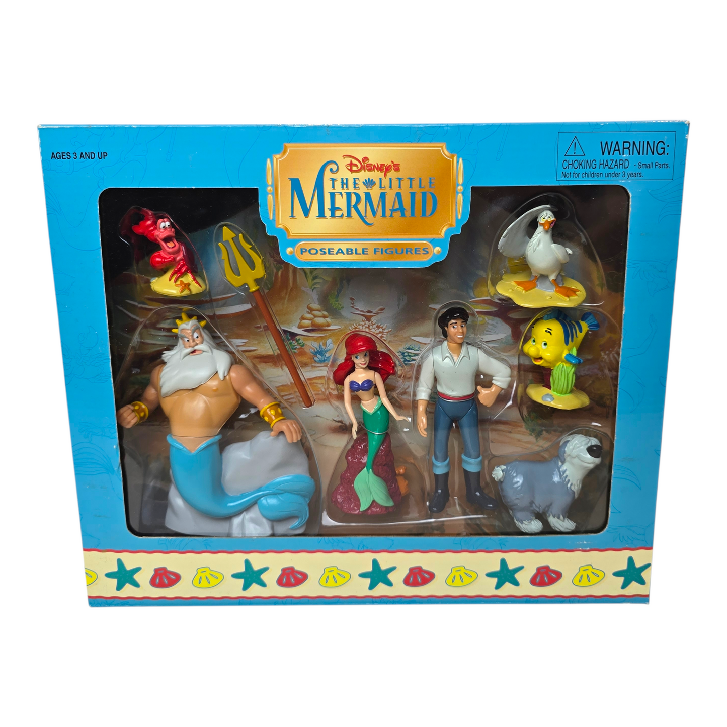 Set Figuras vintage Disney años 90s The Little mermaid Sirenita