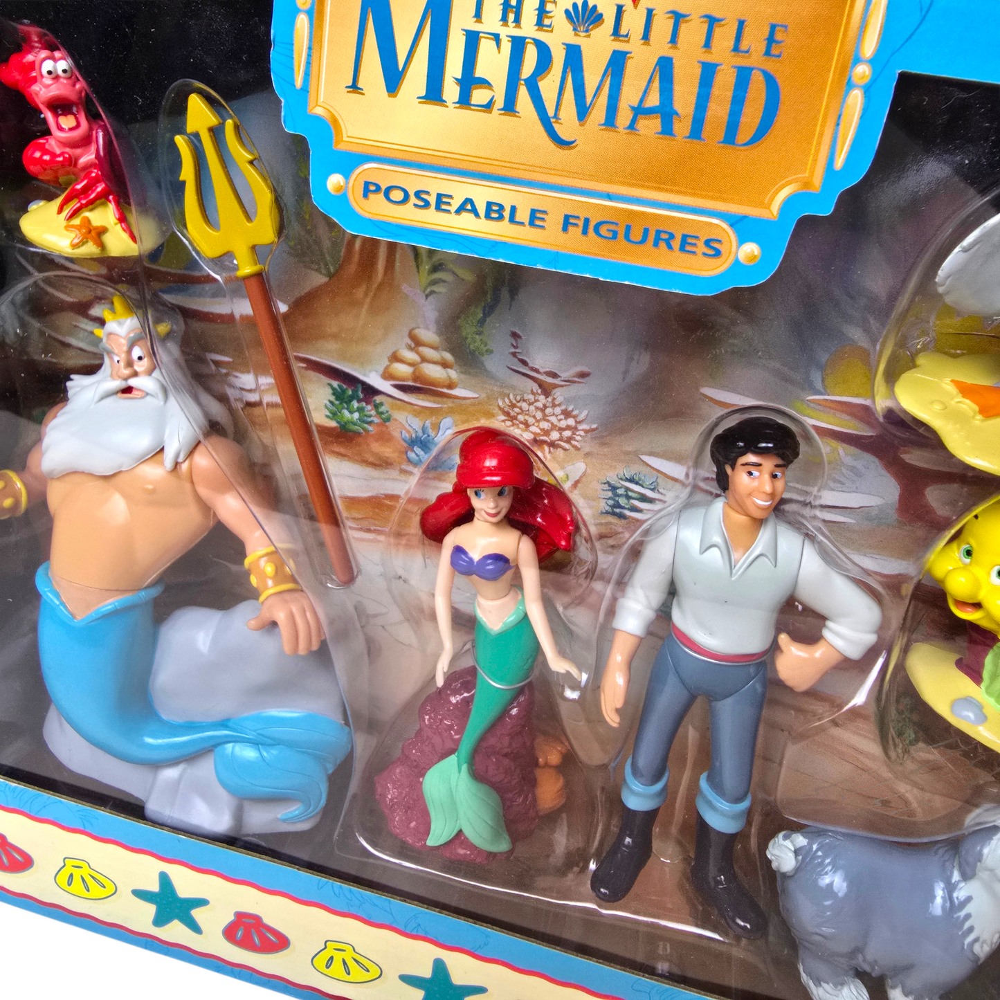 Set Figuras vintage Disney años 90s The Little mermaid Sirenita