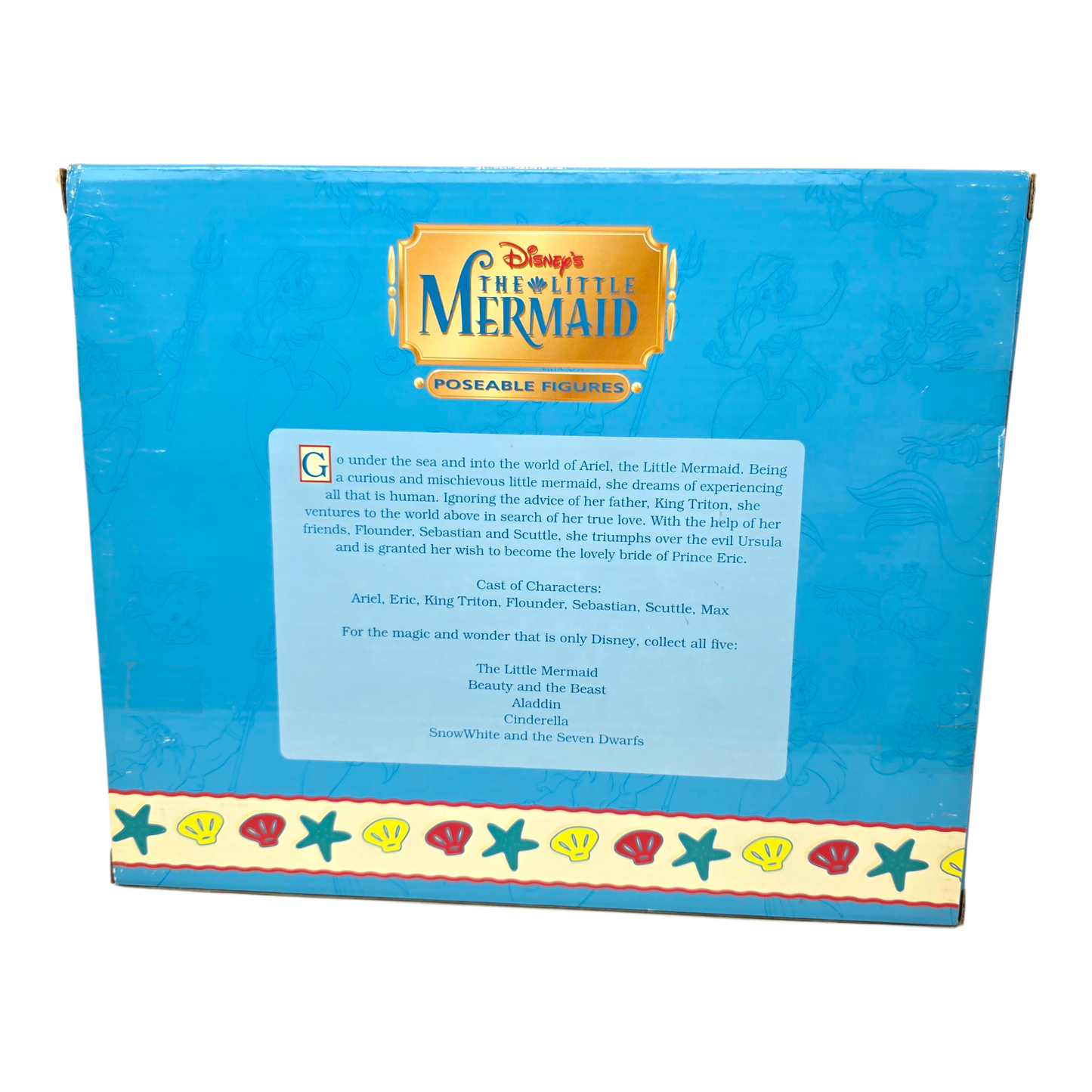 Set Figuras vintage Disney años 90s The Little mermaid Sirenita