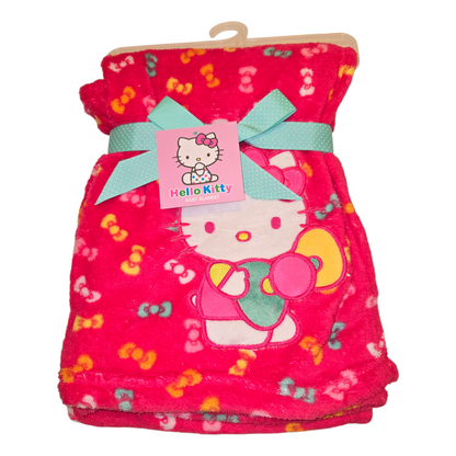 Cobijita de Hello Kitty año 2014 medidas 102x76 cms
