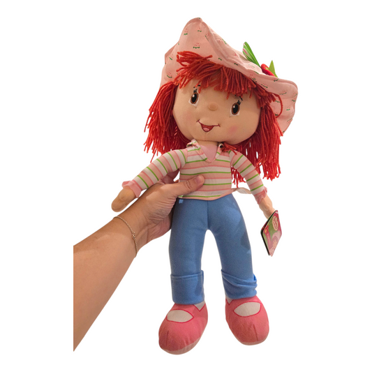 Muñeca vintage año 2007 Peluche Grande 44 cms Rosita Fresita Strawberry Shortcake