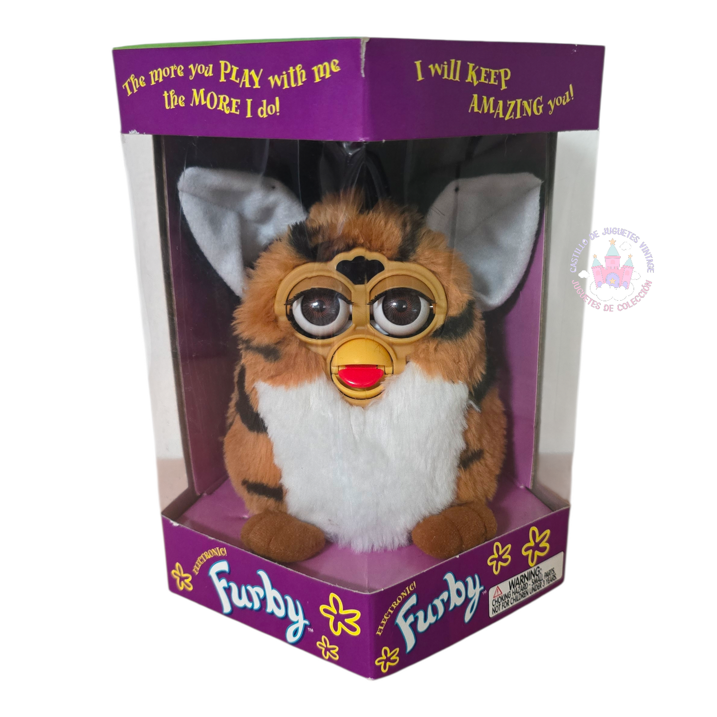 Furby Original Vintage Tiger Electronics NUEVO Años 1998 (sin probar) idioma inglés. Primer generación