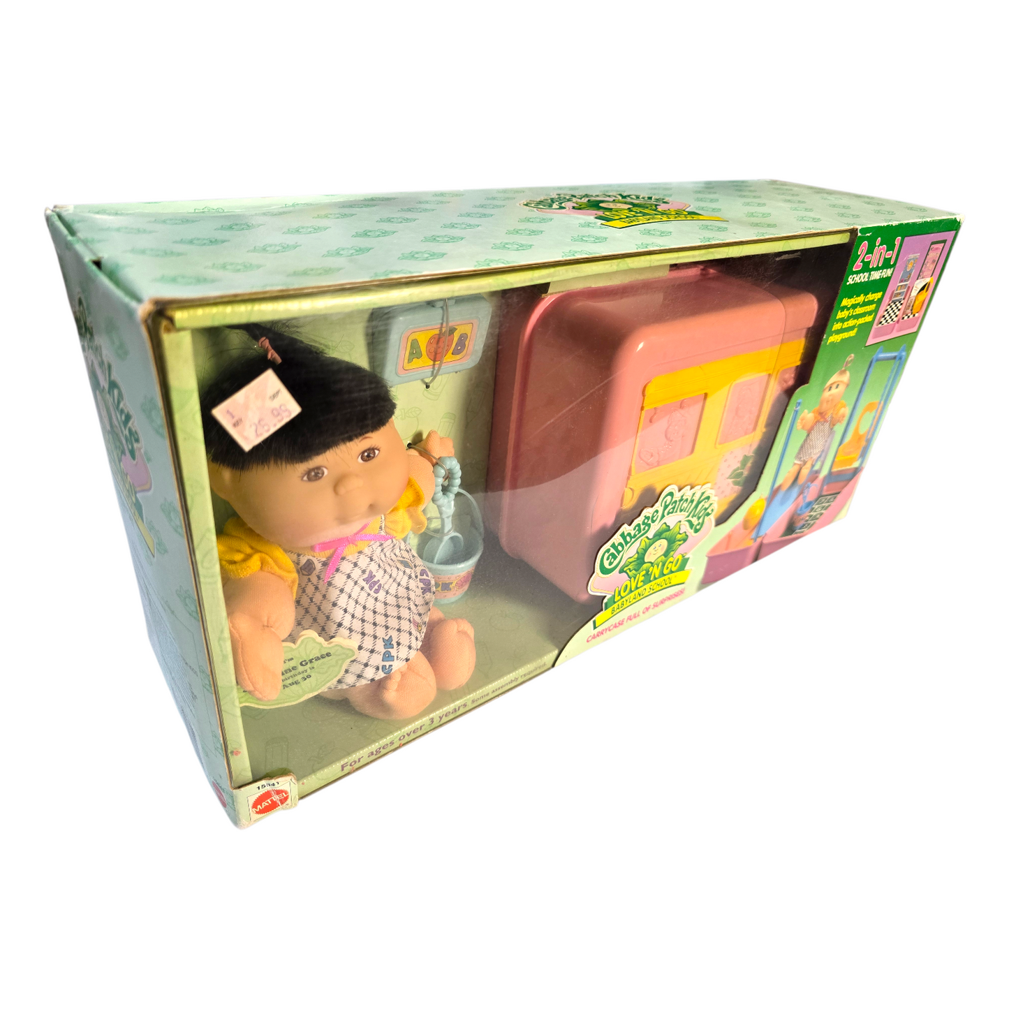 Cabbage Patch Vintage Love n go Josephine Grace 30 Agosto (ligero cambio de color en case. Ver fotos)