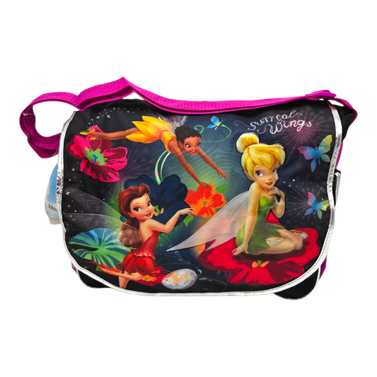 Mochila vintage Surreal wings Tinkerbell 40x35 cms aprox (manchita en pierna de Campanita) messenger bag