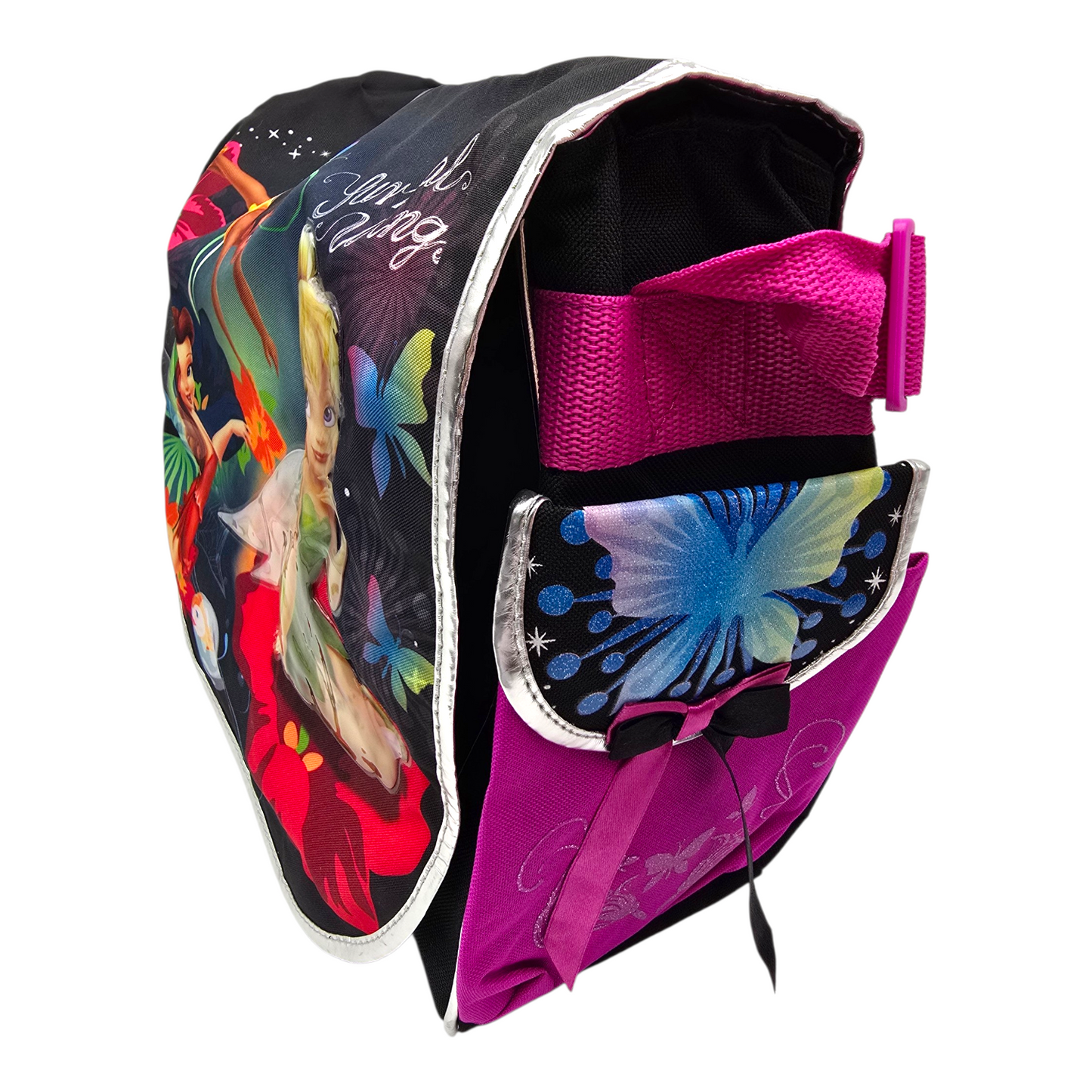 Mochila vintage Surreal wings Tinkerbell 40x35 cms aprox (manchita en pierna de Campanita) messenger bag