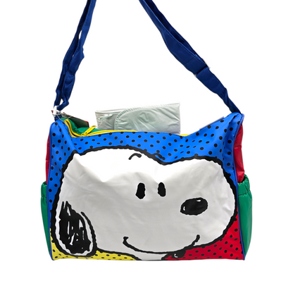 Pañalera maletita Snoopy vintage 40x33 cms aprox