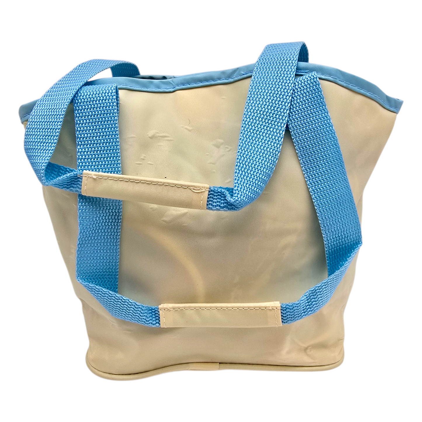 Bolsita vintage con lentes infantiles con thermo 25x20 cms aprox color Crema