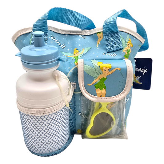 Bolsita vintage con lentes infantiles con thermo 25x20 cms aprox color azul