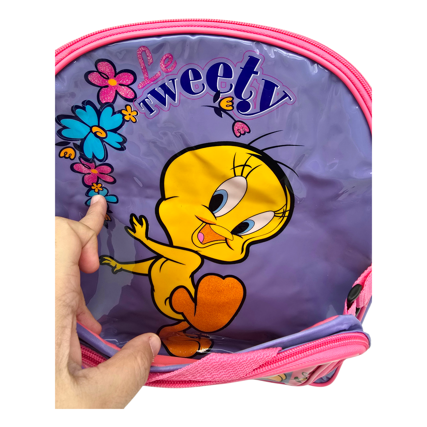 Mochila vintage con lonchera Piolin 35x30 cms aprox