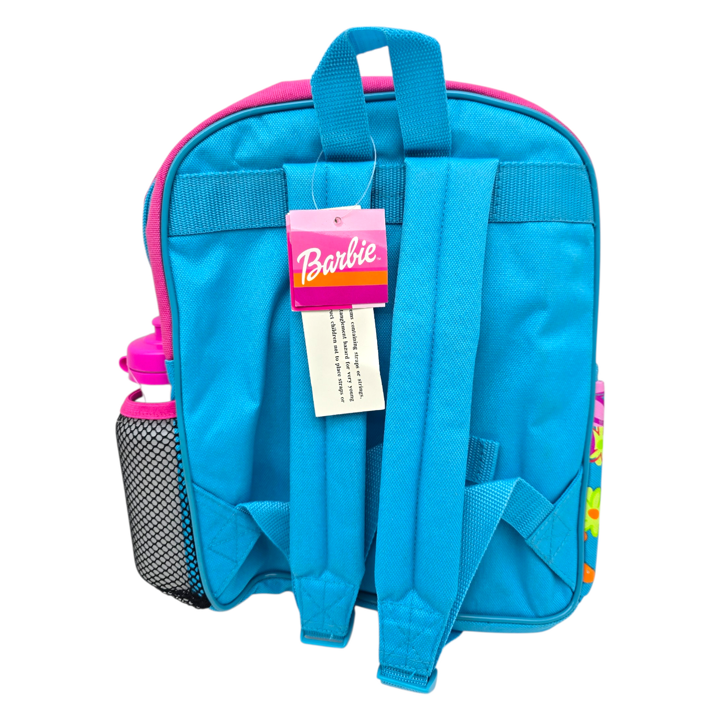 Mini Mochila Barbie vintage con thermo 30x25 cms aprox azul