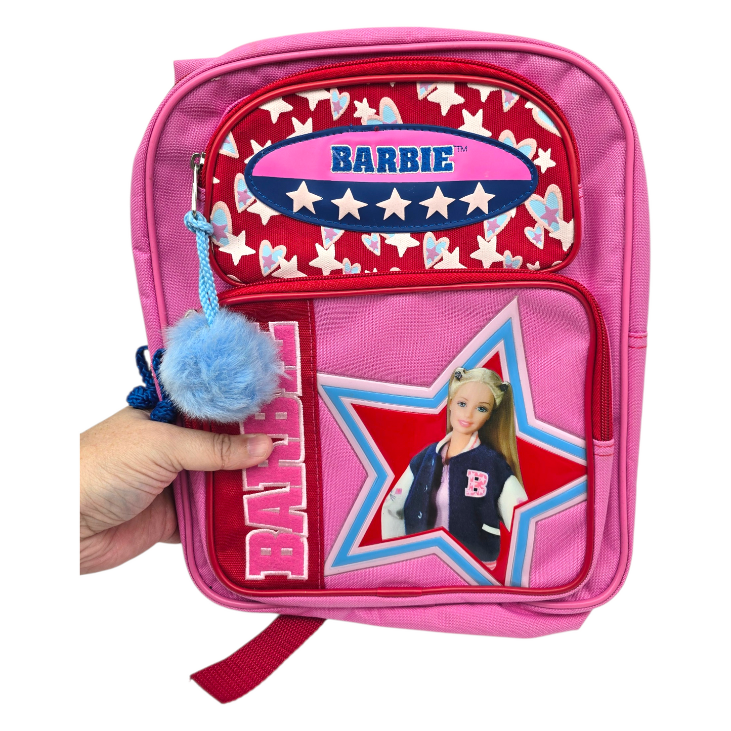 Mini Mochila Barbie vintage 33x25 cms aprox Rosa