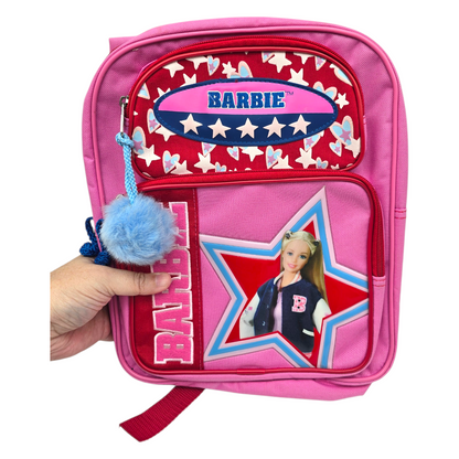 Mini Mochila Barbie vintage 33x25 cms aprox Rosa