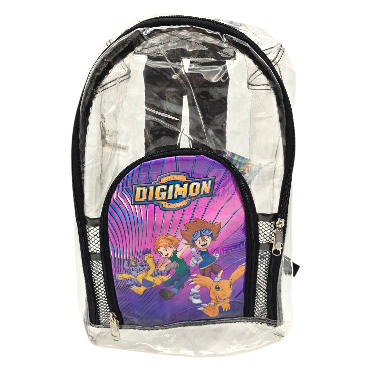 Mochila vintage Digimon Transparente 42x27 cms aprox