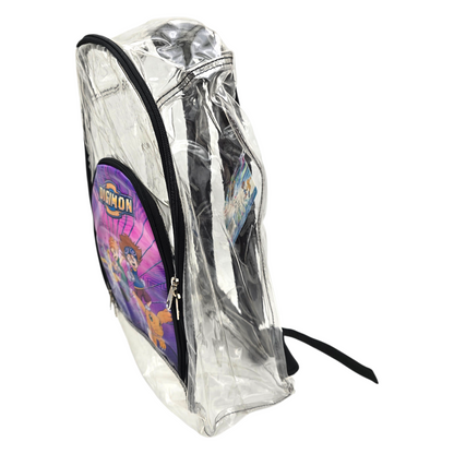 Mochila vintage Digimon Transparente 42x27 cms aprox