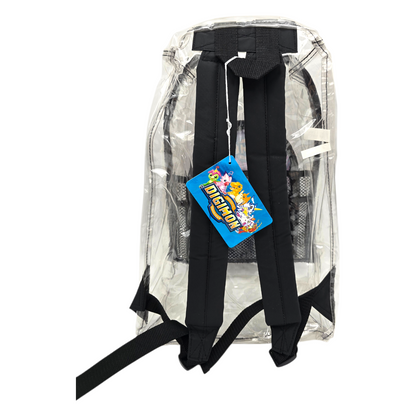 Mochila vintage Digimon Transparente 42x27 cms aprox
