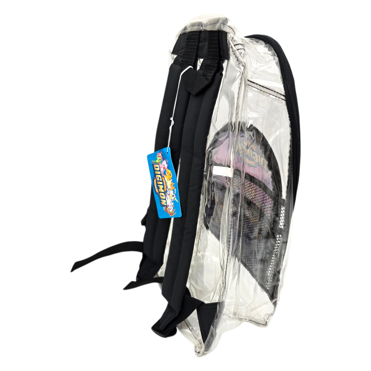 Mochila vintage Digimon Transparente 42x27 cms aprox