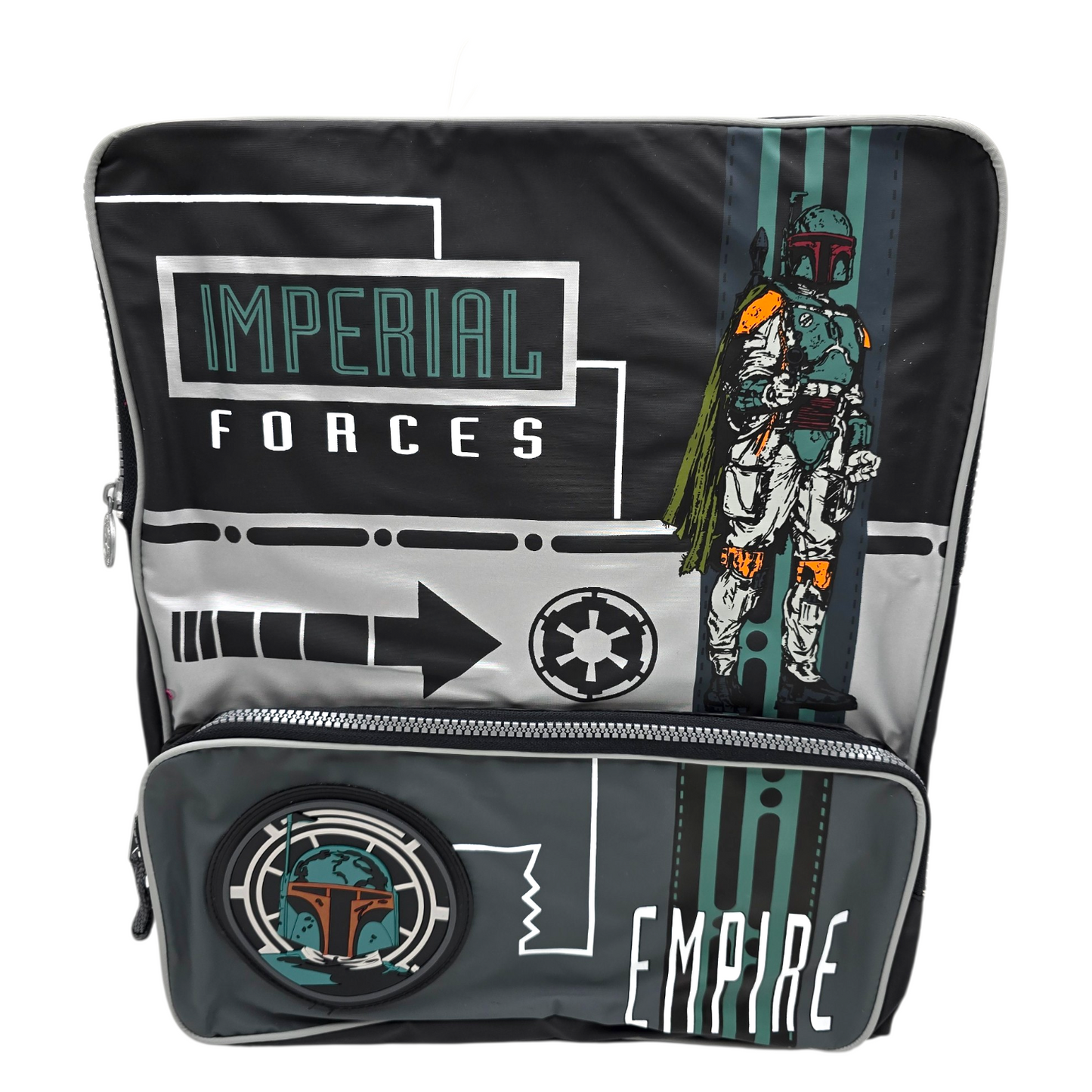 Mochila vintage Star Wars Boba Fett rectangulo 39x31 cms aprox