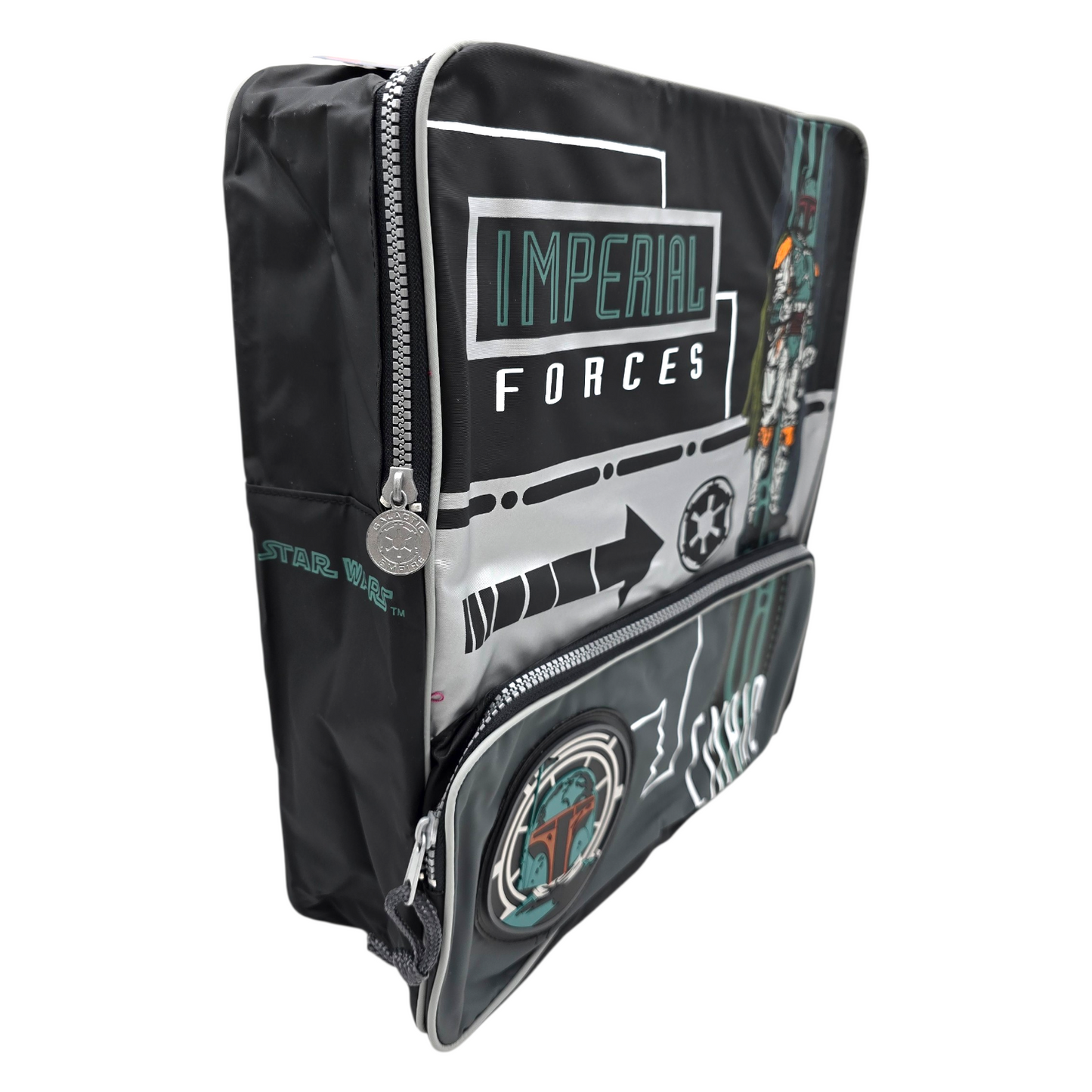 Mochila vintage Star Wars Boba Fett rectangulo 39x31 cms aprox