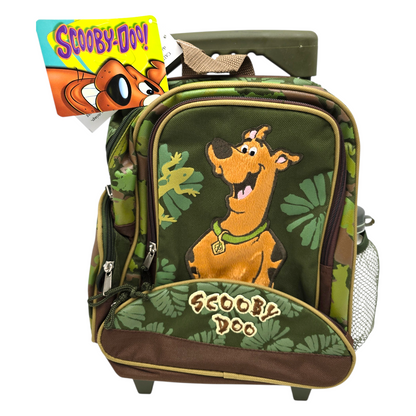 Mini Mochila Scooby Doo vintage con rueditas con thermo 31x25 cms aprox