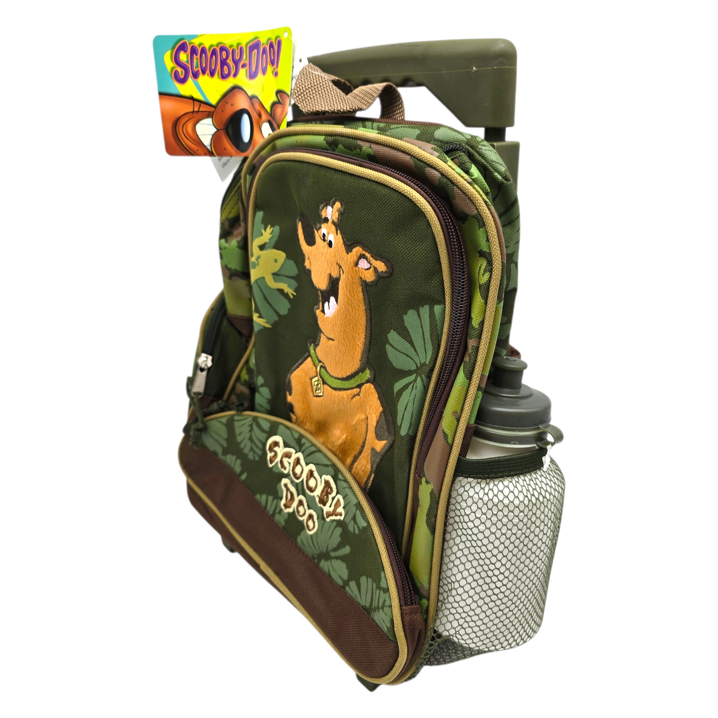 Mini Mochila Scooby Doo vintage con rueditas con thermo 31x25 cms aprox