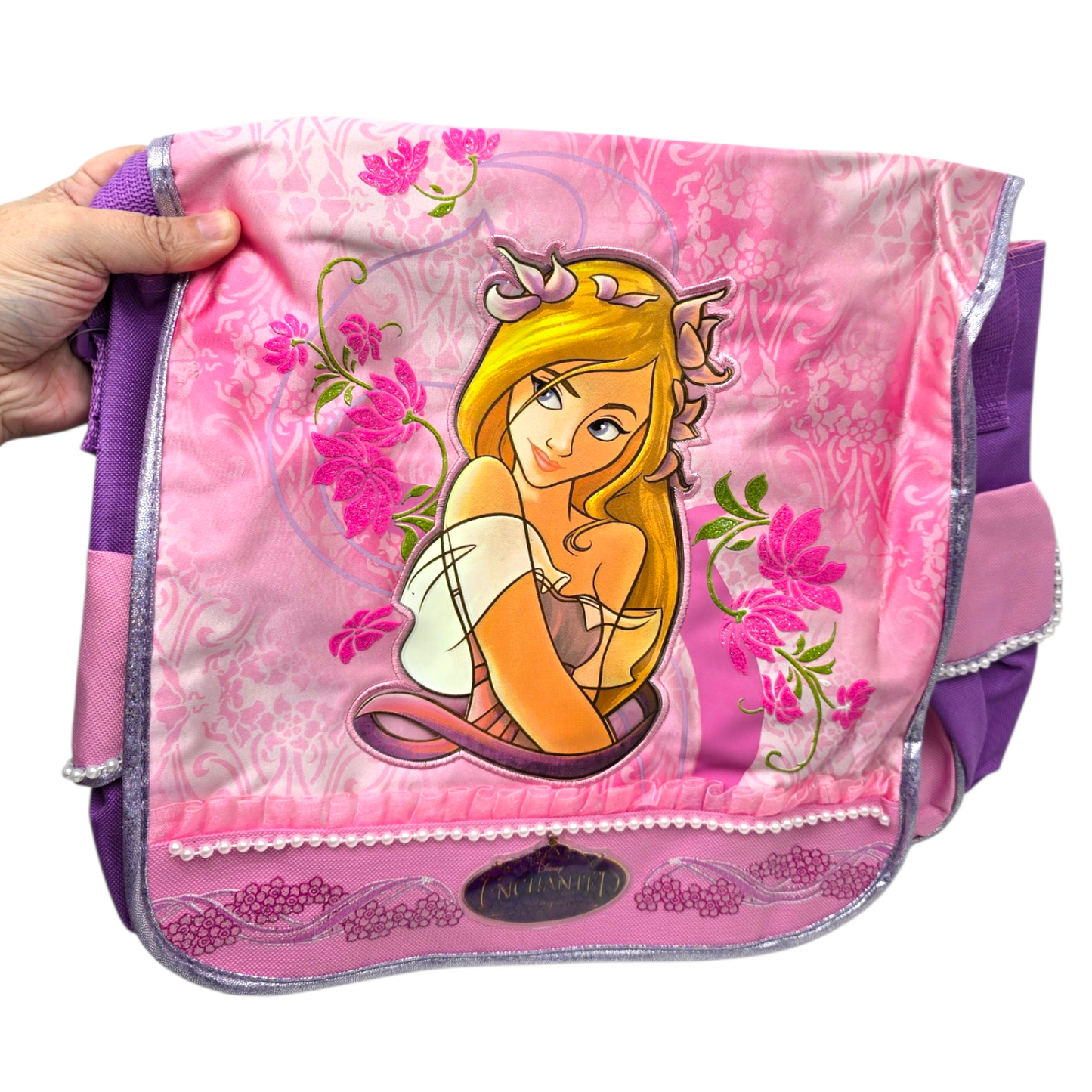 Mochila vintage Disney Encantada Messenger bag 40x35 cms aprox Enchanted