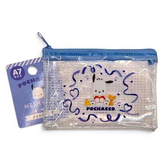 Bolsita multiusos Sanrio Japon Original licencia medida aprox 8x12.5 cms plano vinyl tipo tarjetero/monedero
