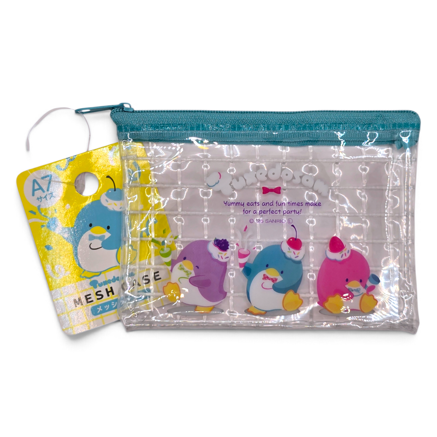 Bolsita multiusos Sanrio Japon Original licencia medida aprox 8x12.5 cms plano vinyl tipo tarjetero/monedero